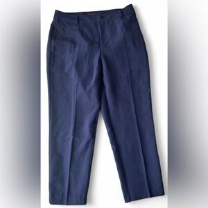 Laundry by Shelli Segal Womens Navy Trouser Work Formal Everyday Casual Pants 8